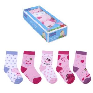2200007756-Pack 5 calcetines “Peppa Pig” Cerdá