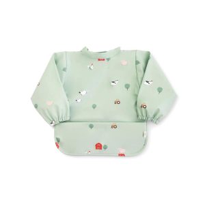 16580-Babero Impermeable con magas “Funny Farm” Saro