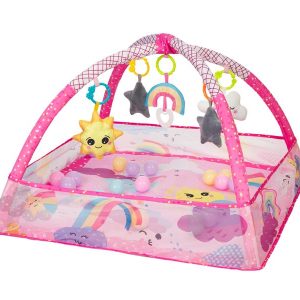 31201010406-Alfombra de juego con 18 bolas “Pink Sky”