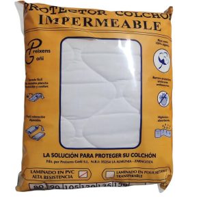 S-60-Protector Colchón Acolchado Ajustable Impermeable Cuna