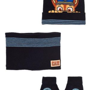 HY40164-Gorro+Braga Cuello+Guantes “Paw Patrol” Azul