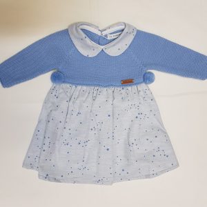 Vestido Punto “Estrellas” azu