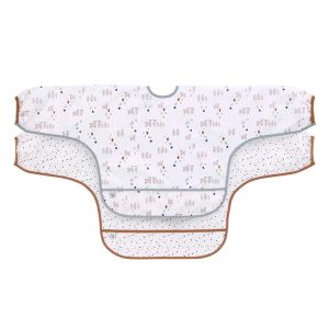 Pack 2U. Babero manga larga “Tiny Farmer” Lässig