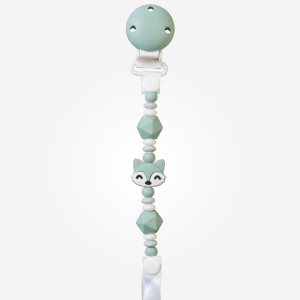 14376-Portachupete Silicona “Foxy” Verde Caza Saro