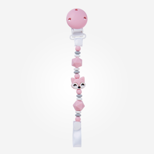 14373-Portachupete Silicona “Foxy” Rosa Saro