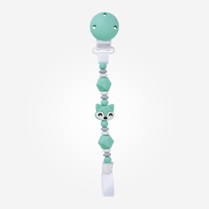 14372-Portachupete Silicona “Foxy” Menta Saro