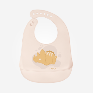 Babero Silicona “Party Dinos” Saro