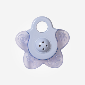 19161-Mordedor de agua con Sonajero “Star” Azul Saro