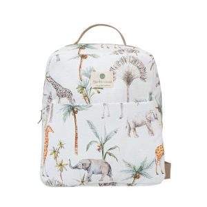 MOCHILA 30x34x13 AFRICA BLANCO
