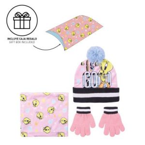 2200009625-Conjunto 3pzs Snood “Looney Tunes” Cerdá