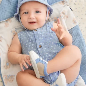 Enterito jardinera estampado gorro NEW