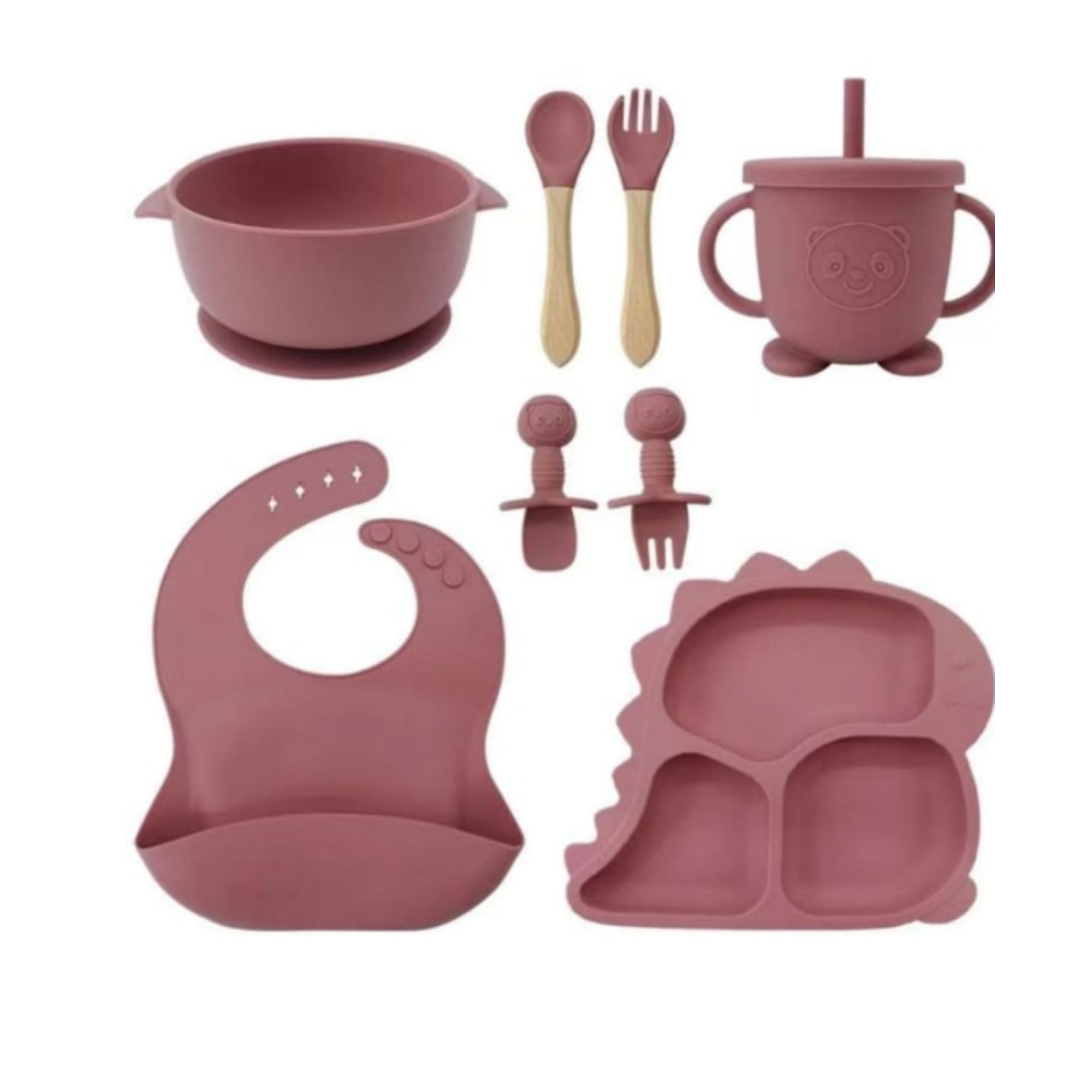 Set de Alimentación Dino 8 pz ENVIO GRATUITO TIEMPO LIMITADO