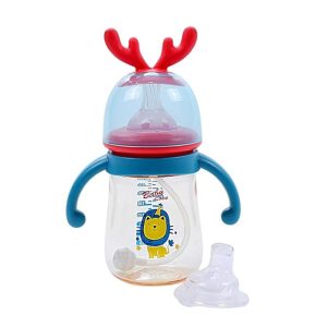 Vaso entrenador 2 en 1 para bebés con asa – 300 ml