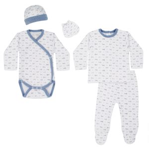 Pack Recién Nacido Azul Empolvado Rapife