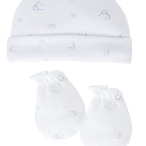 Pack Gorro y Manoplas “Osos” azul Calamaro