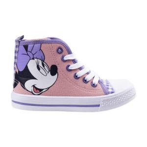 2300005841-Zapatilla Loneta suela PVC Alta “Minnie Mouse”