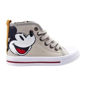 2300005838-Zapatilla Loneta suela PVC Alta “Mickey Mouse”