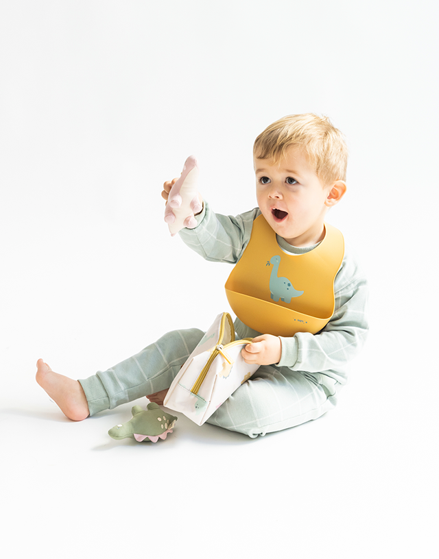 0155-Peluche con Sonajero “Wild Dinos” Saro - Imagen 4