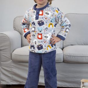 232600-Pijama Coralina “Ositos de Colores” Muslher