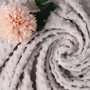 3985-Mantita Topitos Gris Kiokids