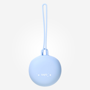 14841-Cajita Portachupetes Silicona Azul Saro