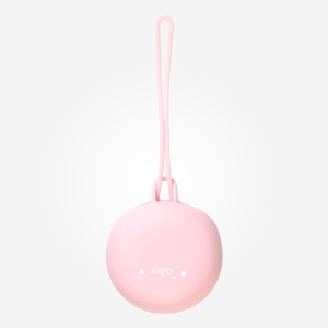 14843-Cajita Portachupetes Silicona Rosa Saro