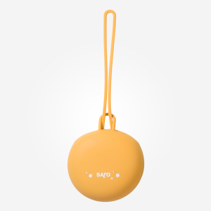 14845-Cajita Portachupetes Silicona Mostaza Saro