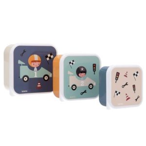 56735-Set 3 Cajas Almuerzo “Space Racers” Tutete