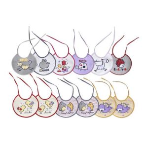 00129-Babero Super Rizo Plastificado Interbaby