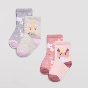 52838-Pack 2 Calcetines “Magic Unicorn” Ysabel Mora
