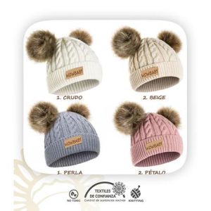 19.7-Gorro Pompones WowBaby