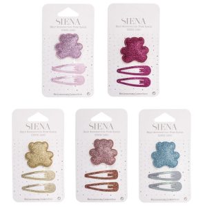 209106730-Pack glitter clips osito y 2 clips lisos Siena