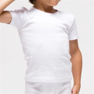 380-Camiseta Interior Manga Corta Niño Rapife