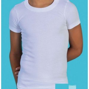 4115-Camiseta Interior Manga Corta Niño Textil LLorens