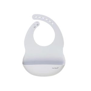 17484-Babero de Silicona “Nordic” Gris Saro