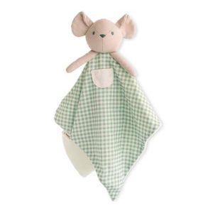 13691-Mousie Doudou “Spring Cottage” Green Vichy Saro