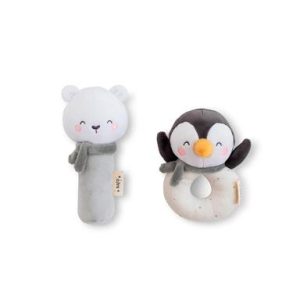 21771-Set 2 Sonajeros “Polaris” Gris Saro