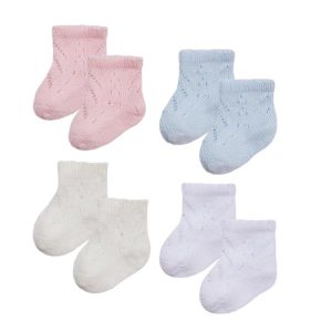 62687-Calcetín Calado para Bebé Ysabel Mora