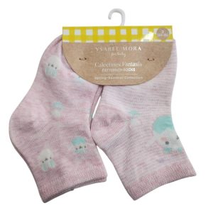 52211-Pack 2 Calcetines Tobilleros Niña Ysabel Mora