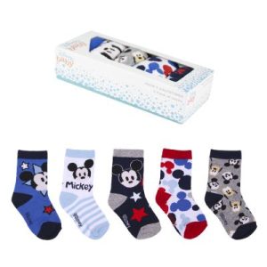 2200007753-Pack 5 Calcetines “Mickey Mouse” Cerdá