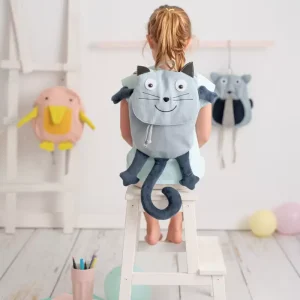 MOCHILA GATITO 100% ALGODÓN