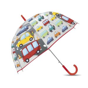 Paraguas Transparente “Coches”