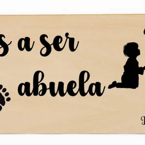 Cartel Vas a Ser Abuela