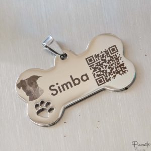 Chapa para Perro con QR Inteligente