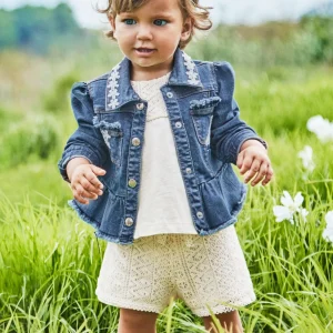 Conjunto dos piezas Croché Crudo