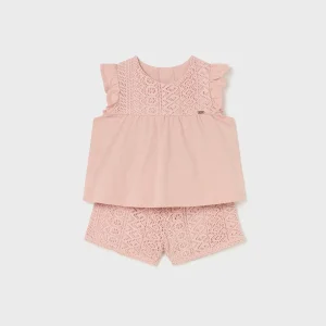 Conjunto 2 piezas croché-Rubor