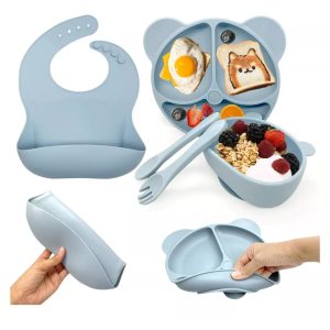 Set de Alimentación de Silicona (SOLO ROSA)