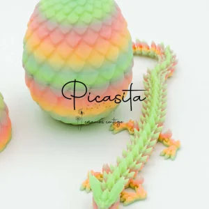 Huevo de Dragon y Dragon 3D
