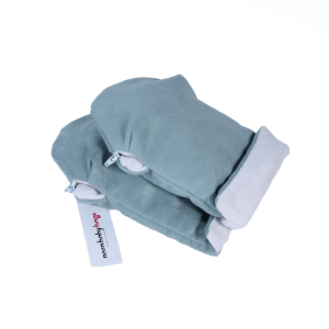 Manoplas “Ante Mint” Pelo crudo Nora Baby