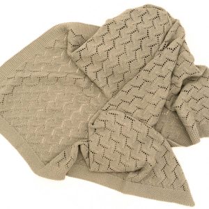 Manta Bebe Verano | 100% Algodon | Color Caqui